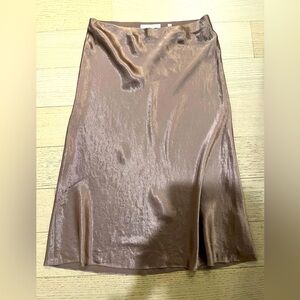 VINCE - Silk Midi Skirt - Size L